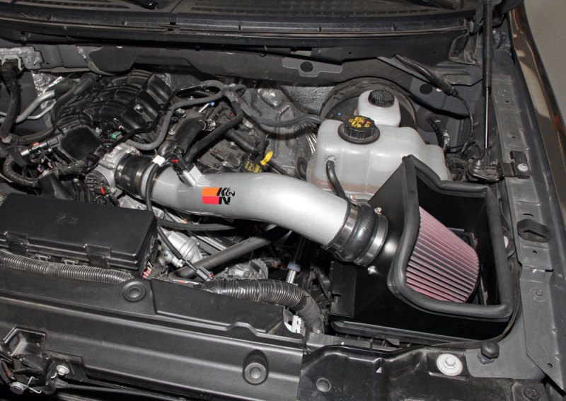 Ford F-150 Performance Air Intake - K&N Engineering - High-Flow - Black - `12-`14